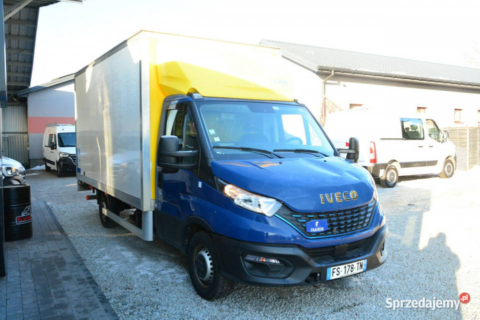 Iveco Daily 35S14N KONTENER RAMPA full servis benzyna+CNG