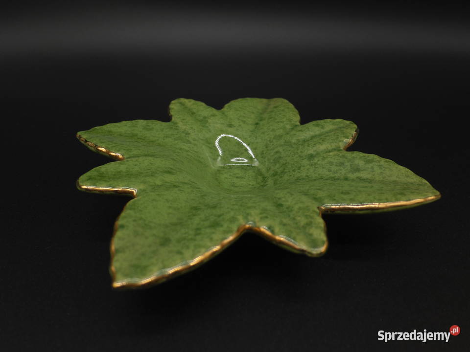 Ceramiczna paterka listek