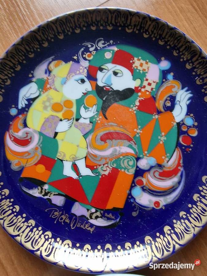 Talerze ozdobne dolnośląskie Polanica-Zdrój