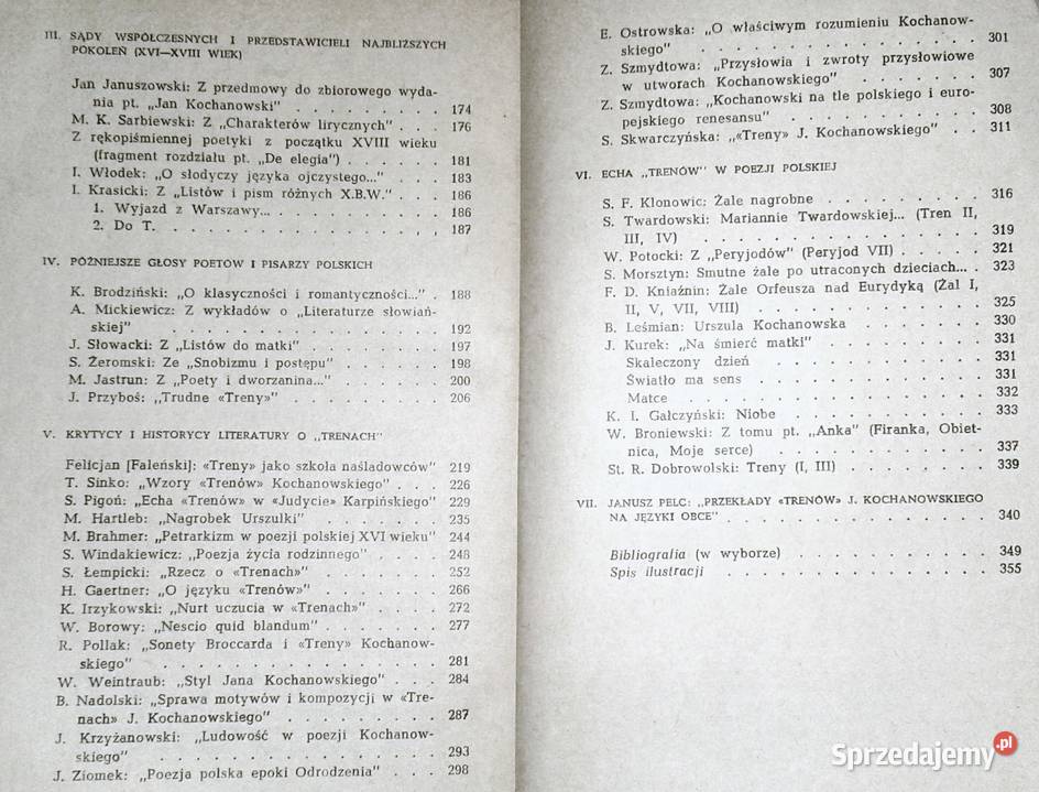 Treny Jana Kochanowskiego Janusz Pelc miękka Pozostałe lubelskie Chełm