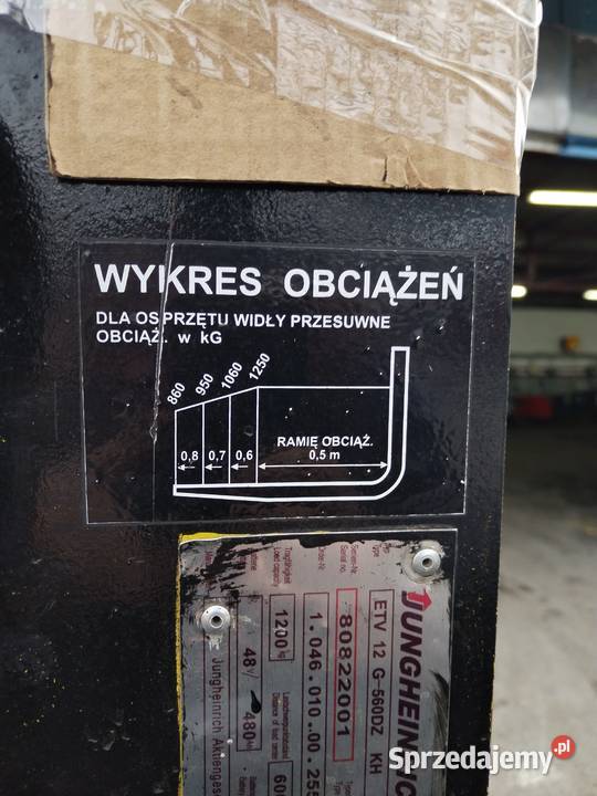 Wózek widłowy Jungheinrich ETV 12 podkarpackie