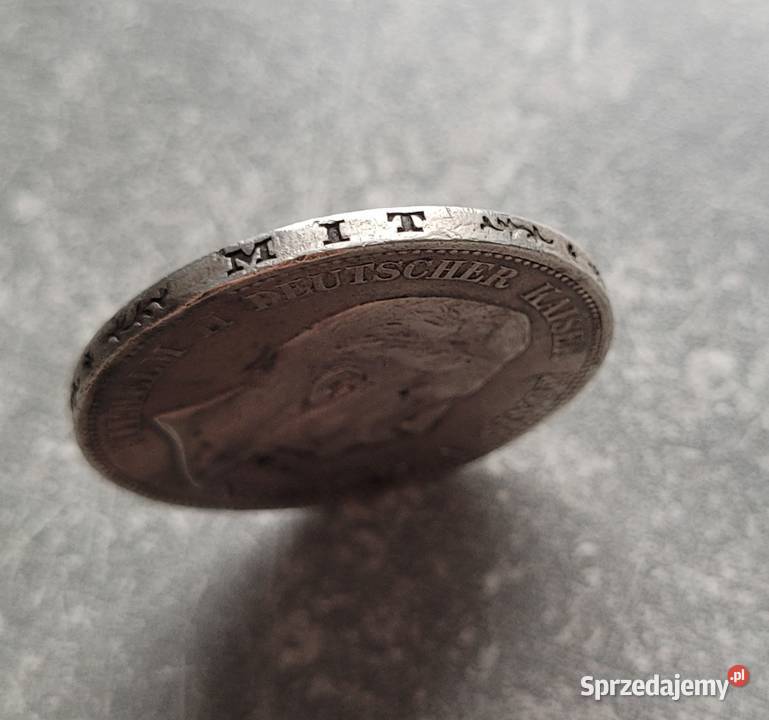 J3 NIEMCY srebro 5 Marek 1908 r Kolekcje sprzedam