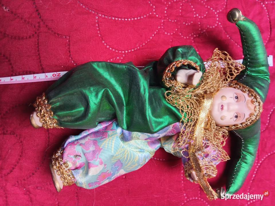 Stara lalka ARLEKIN dolnośląskie Świdnica