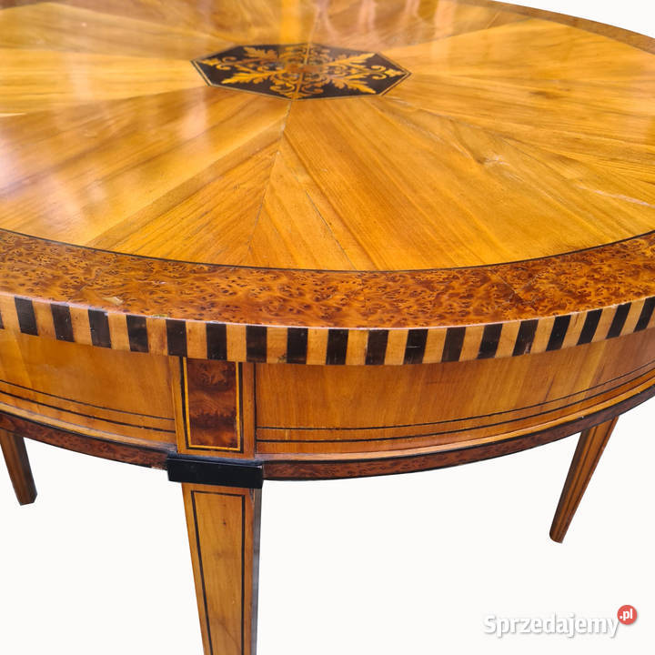 KOMPLET KAWOWY INTARSJOWANY