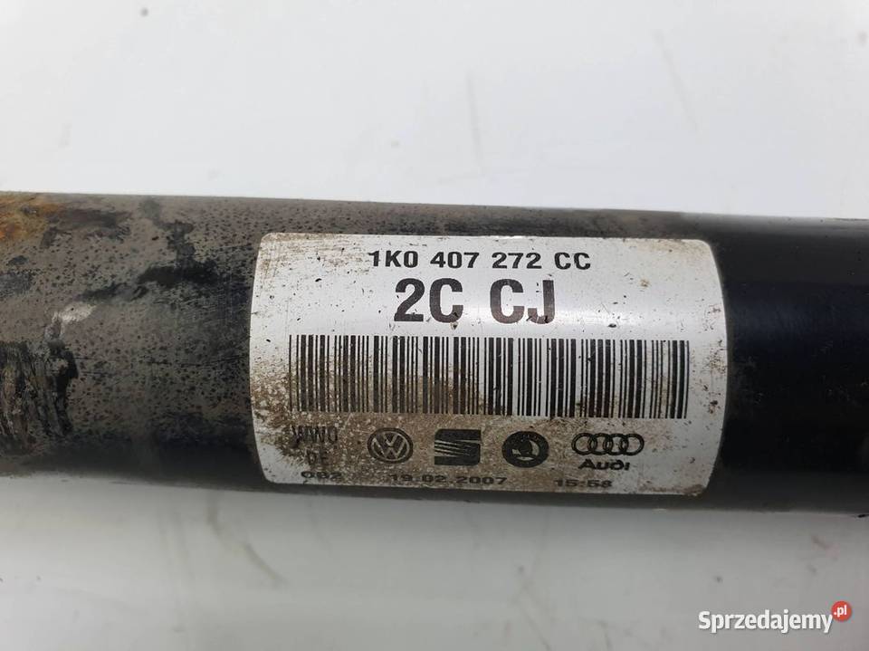 PÓŁOŚ PRAWA PRZÓD VOLKSWAGEN CADDY III Lipno