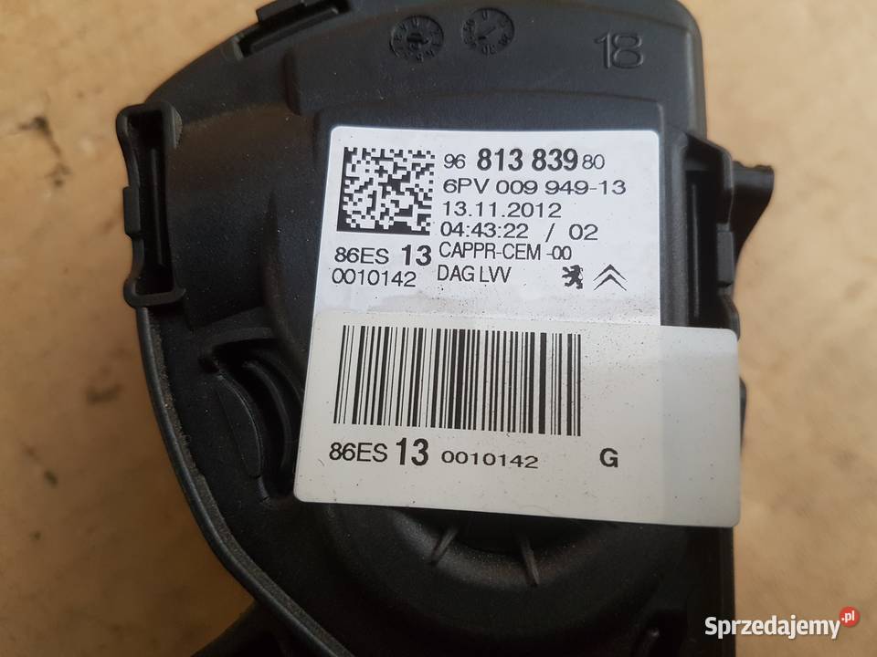 Citroen C3 Picasso lift pedał przyśpieszenia Legnica