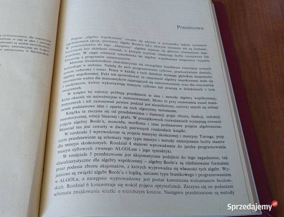 Współczesna algebra stosowana Birkhoff Bartee Gdańsk