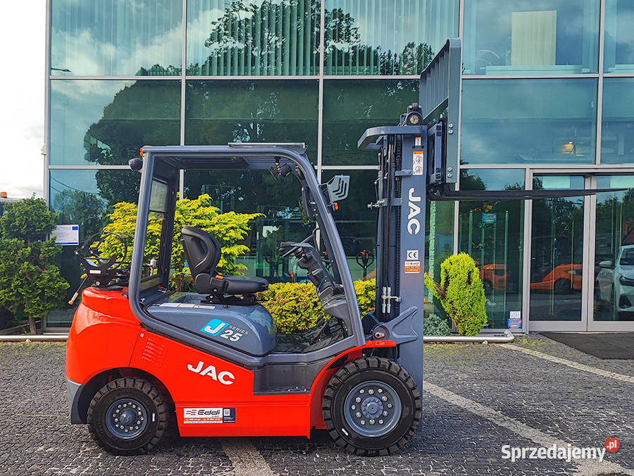 Wózek widłowy JAC CPQYD25 25 t triplex 5 m LPG Kęty