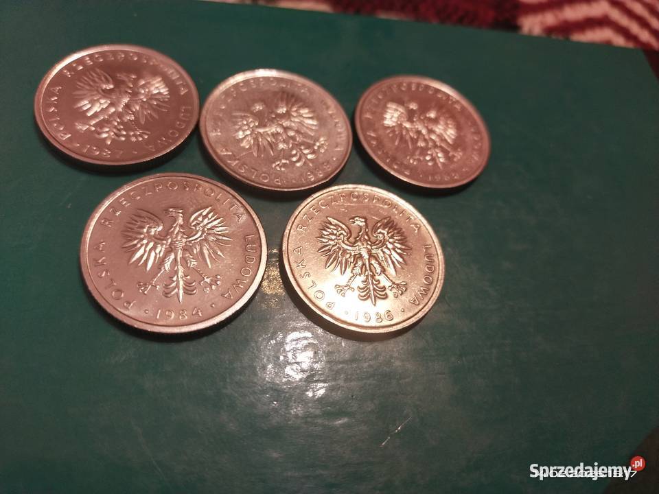 5 x 10 złotych PRL Legionowo sprzedam