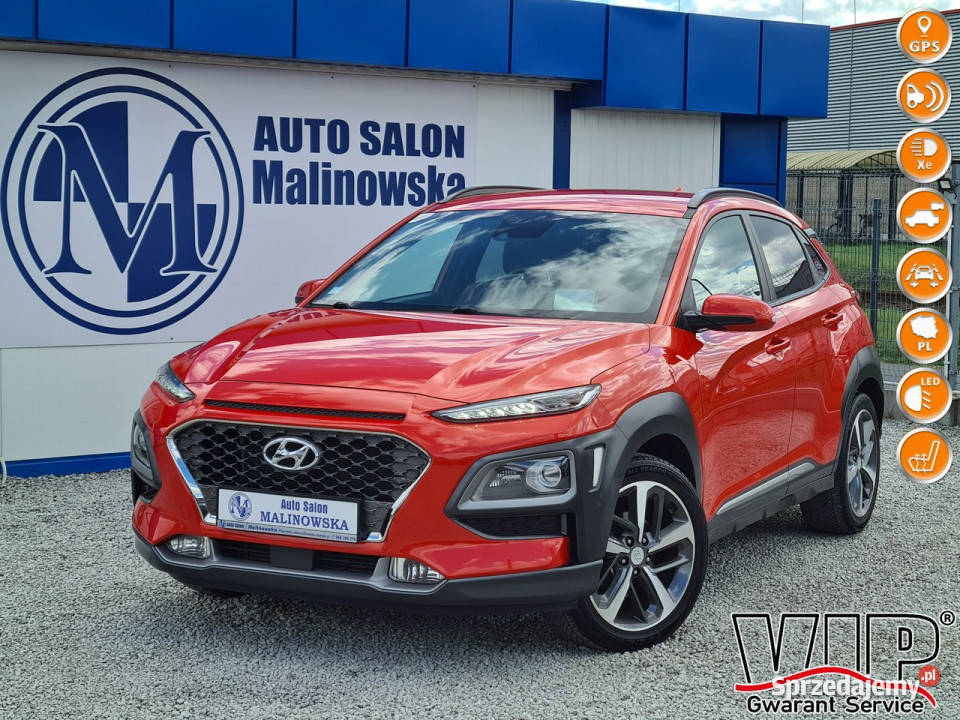 Hyundai Kona Navi 2xPDC Kamera Xenon Led HeadUp Wągrowiec