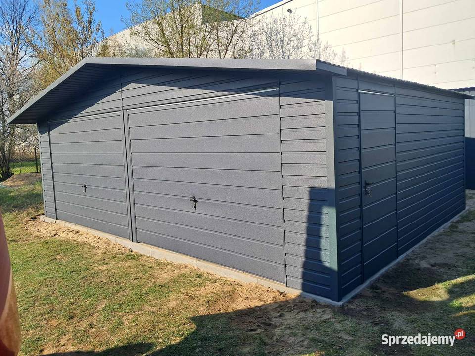 Garaż blaszany 7x5 Wzmocniony PROFILAMI Sprzedaż Samborzec