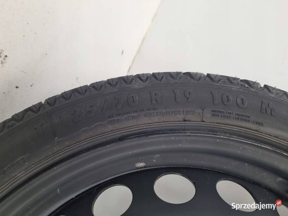 KOŁO DOJAZDOWE Audi A4 B8 A5 8T dojazdówka 12570 Chełm