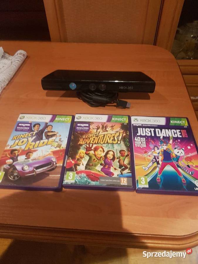 Kinect Xbox 360 plus gry Xbox360 śląskie Katowice sprzedam