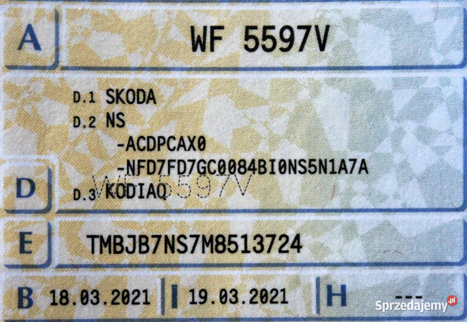 koda Kodiaq SalonPL FV23 DSG Ambition Kamera LED aluminiowe felgi mazowieckie Sokołów