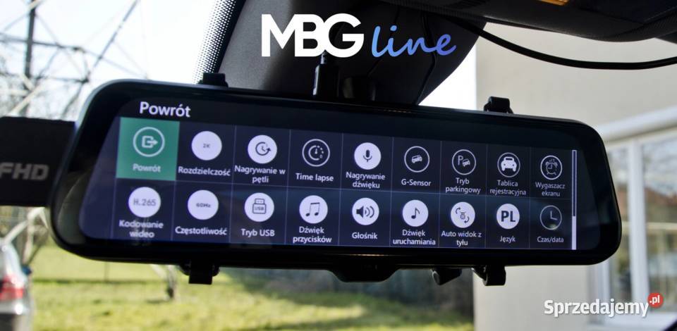 Wideorejestraor MBG Line HS900 PRO 2KFull HD Łuszczów Drugi