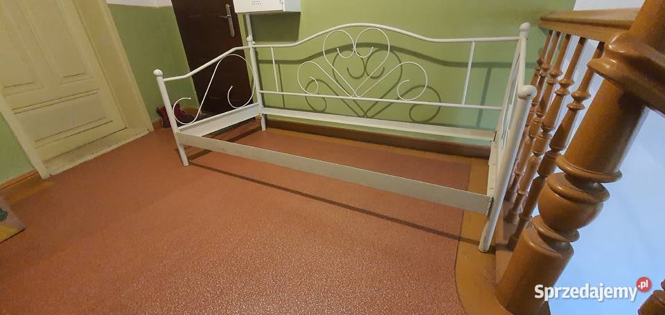 Łóżko metalowe ecru 90200 warmińsko-mazurskie Olsztyn