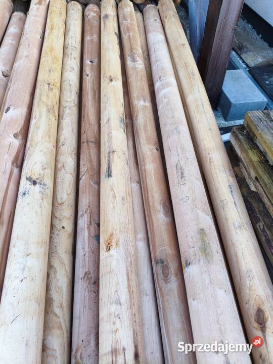Wałki drewniane toczone słupki toczone drewniane Koszalin