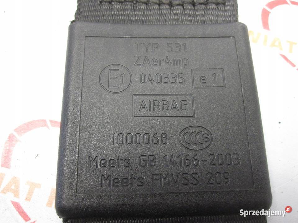 AUDI A3 8P II LIFT 10r pas bezpieczeństwa prawy Kielce