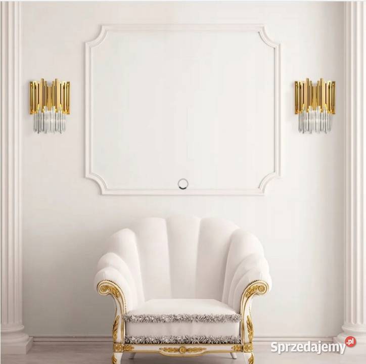 Lampa kryształowa złota klinkiet kryształ Częstochowa