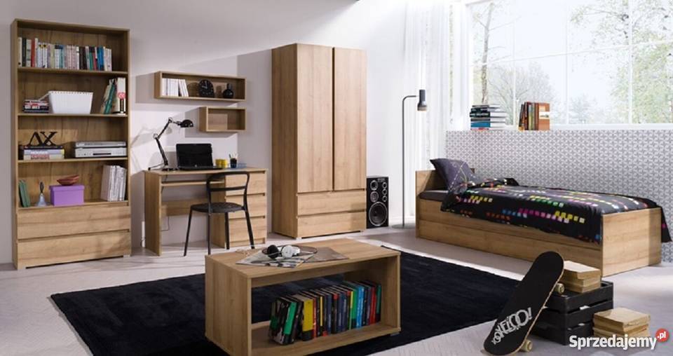 NOWOCZESNE FUNKCJONALNE ŁÓŻKO MŁODZIEŻOWE WYBÓR 701cm Katowice
