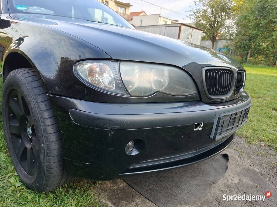 Bmw e46 sedan lift zderzak przód Black sapphire łódzkie Aleksandrów Łódzki