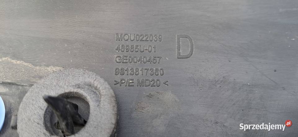 CITROEN C3 III LISTWA PROGOWA PRAWA PRÓG Bieleń