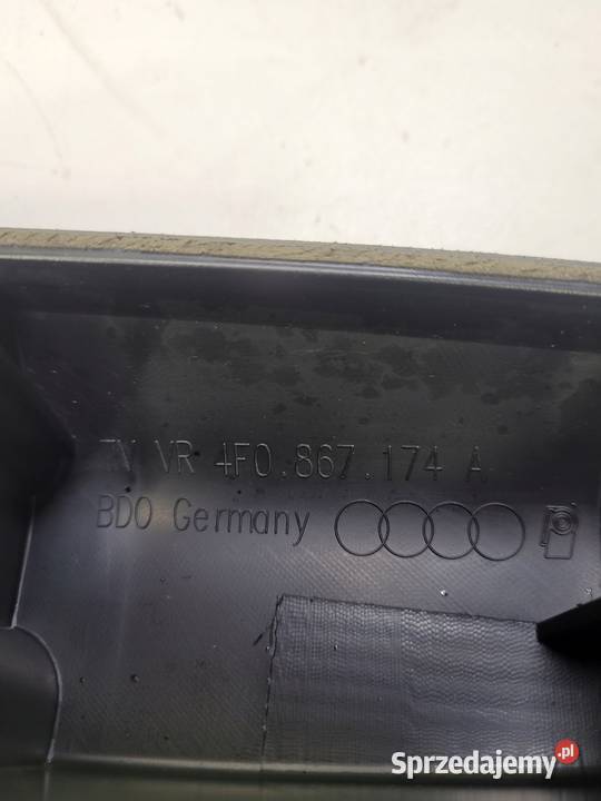 PODŁOKIETNIK DRZWI PRAWYCH AUDI A6 C6 4F0867174A Motoryzacja