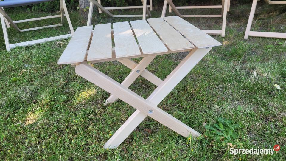 Stolik plażowy ogrodowy kawowylekki składany Kraków