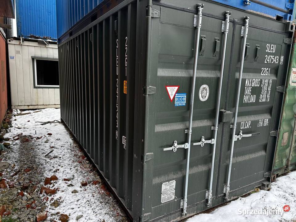 KONTENER MORSKI 20 DV ONE WAY NOWY MAGAZYNOWY Wrocław sprzedam