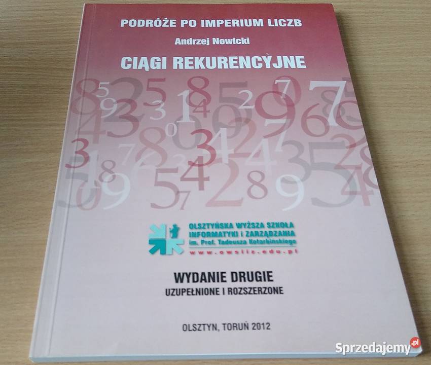 Ciągi rekurencyjne Andrzej Nowicki Podróże pomorskie Gdańsk sprzedam