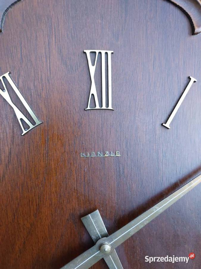 117 Stary zegar ścienny wagowy Kienzle