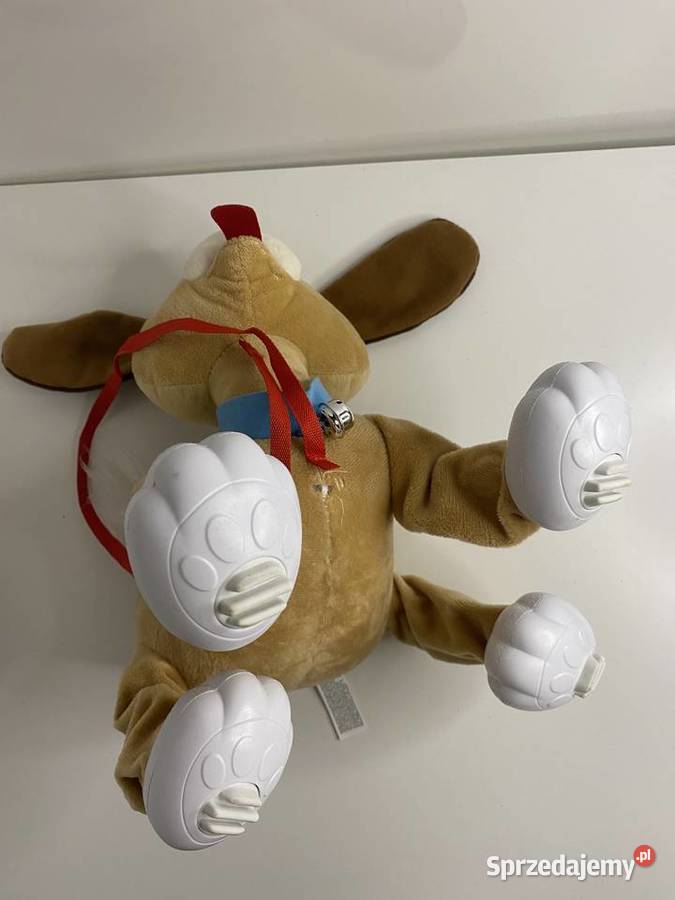 Peppy Pups pluszowy piesek chodzący na smyczy