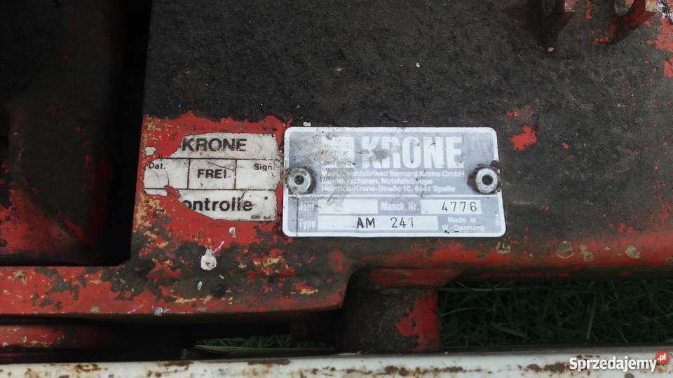 Kosiarka dyskowa krone AM 241 Biała Podlaska