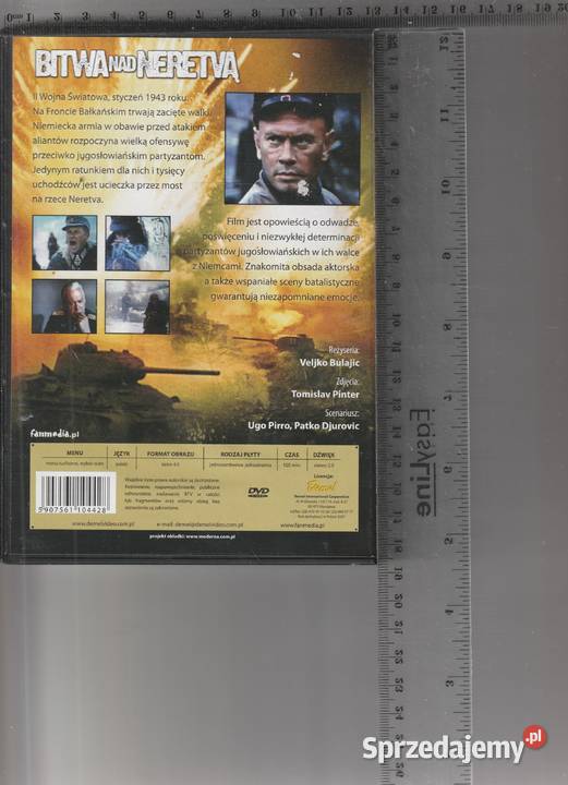 Bitwa Neretvą Kurt Jurgens DVD Pruszków