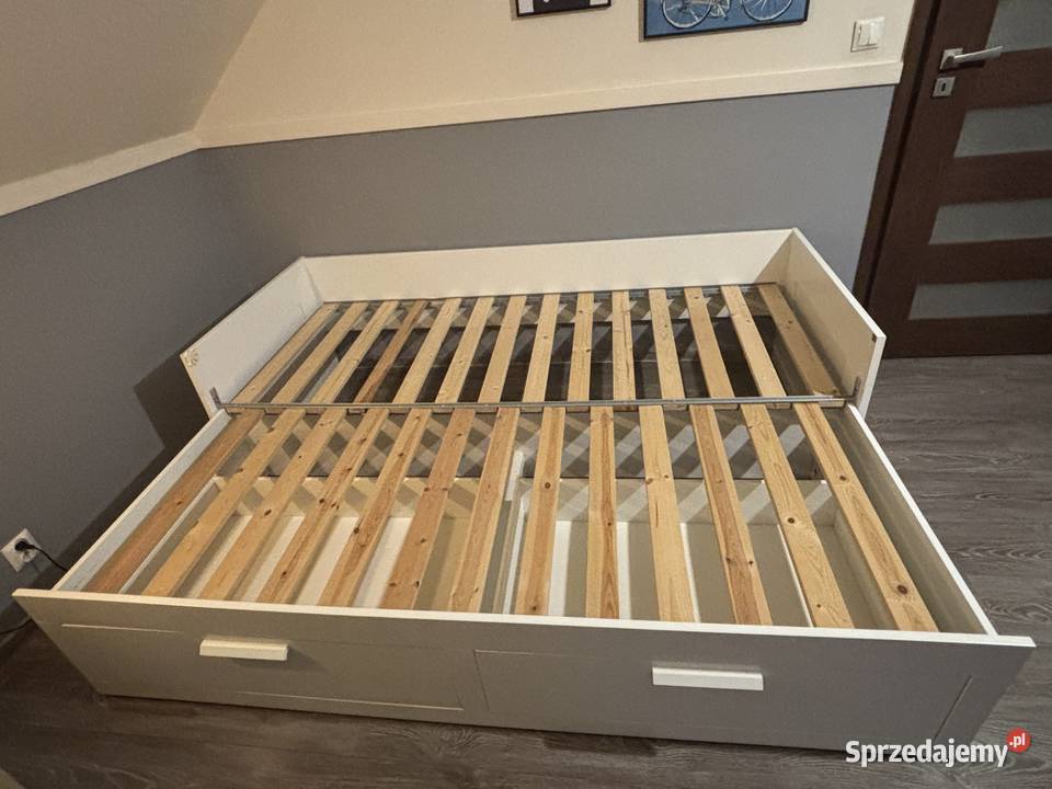 OKAZJA używane łóżko IKEA BRIMNES leżanka z 2 sprzedam