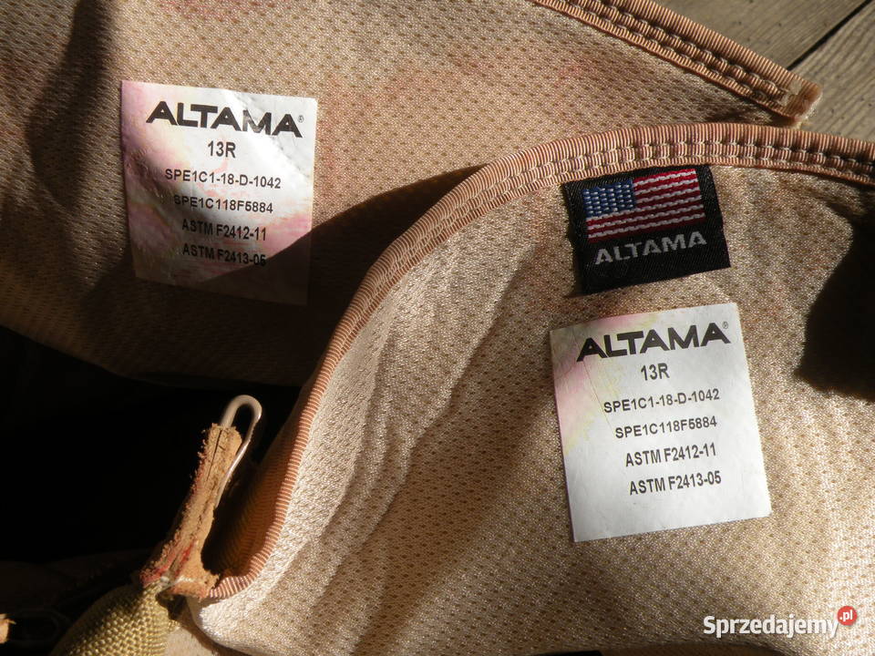 Buty Combat Altama desert 13R Vibram steel toe dolnośląskie Wrocław