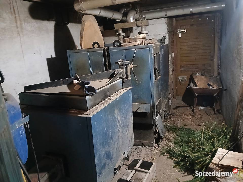 Piec 200KW z AZSO trocina drewno węgiel Piaski
