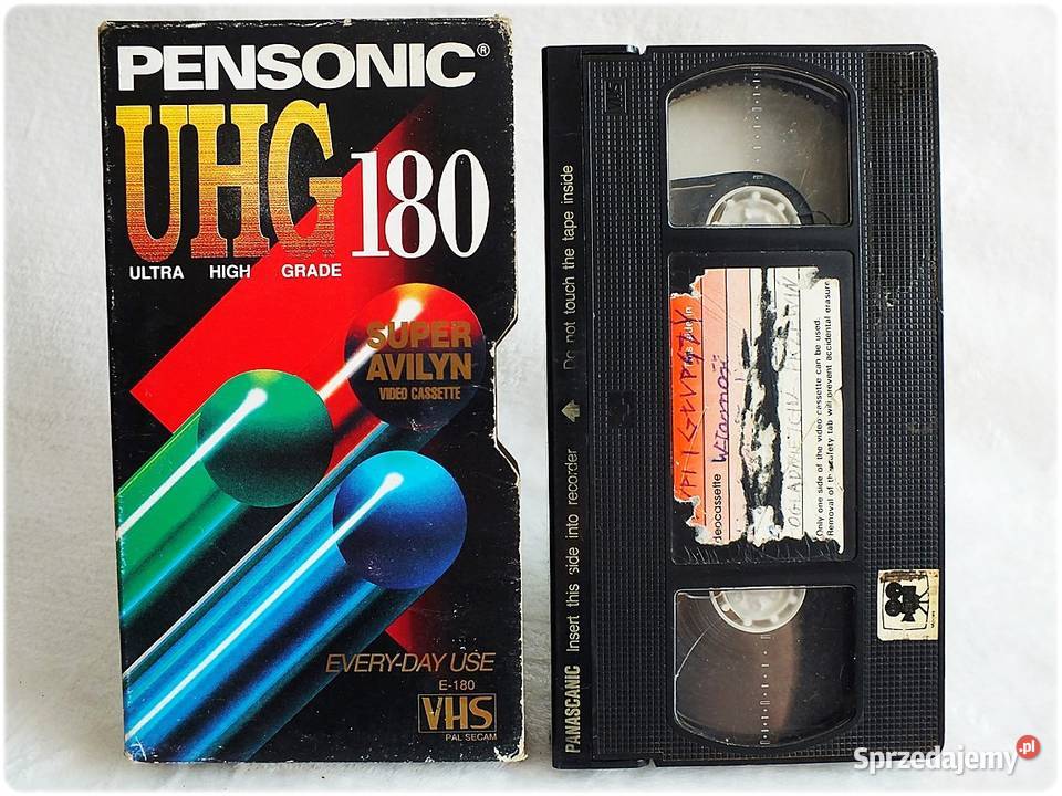 Kaseta VHS PANASCANIC 195 minut Nagrany Film komedia Żary