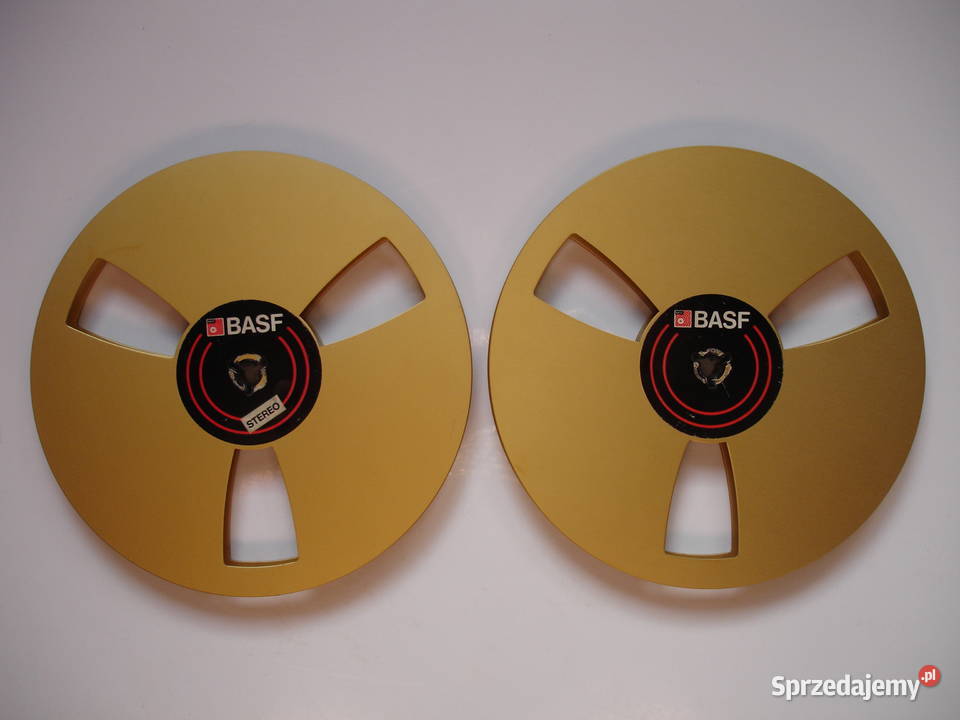 Szpula magnetofonowa ALU BASF18 złota Pozostałe Zielona Góra