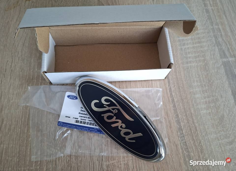 Logo Emblemat Znaczek Ford Klapa 147mm57mm wielkopolskie Poznań