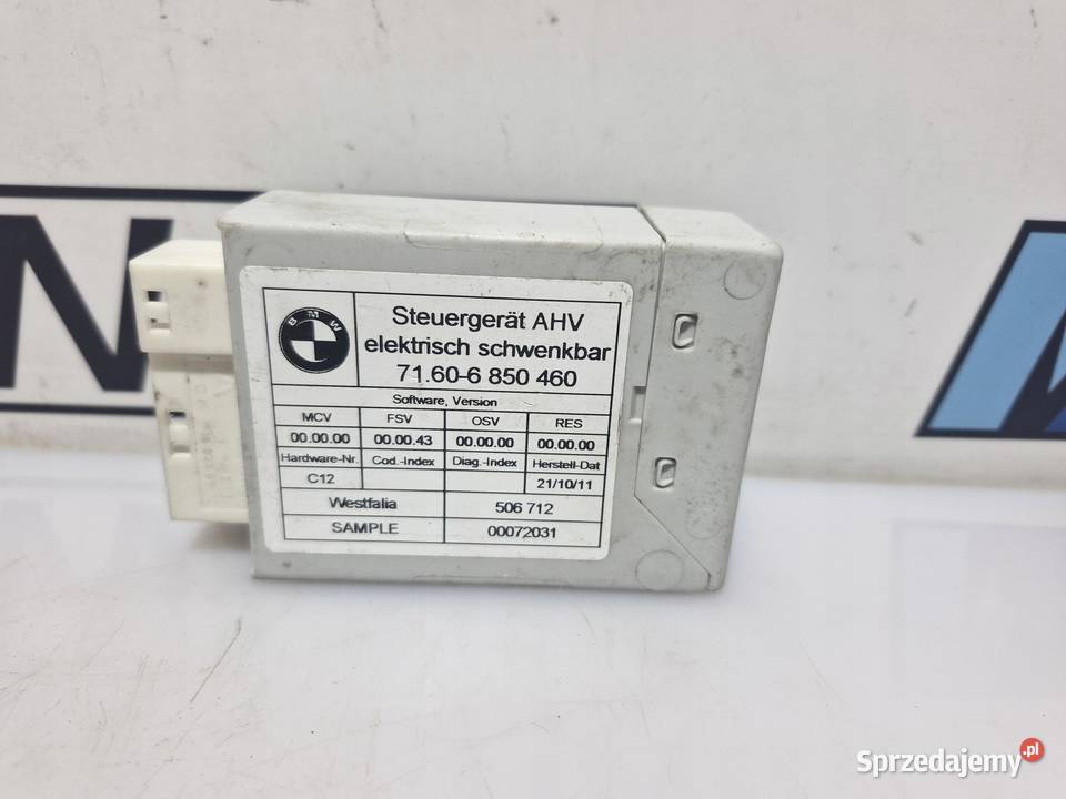 BMW F01 F02 F10 F11 F25 F30 MODUŁ STEROWNIK HAKA