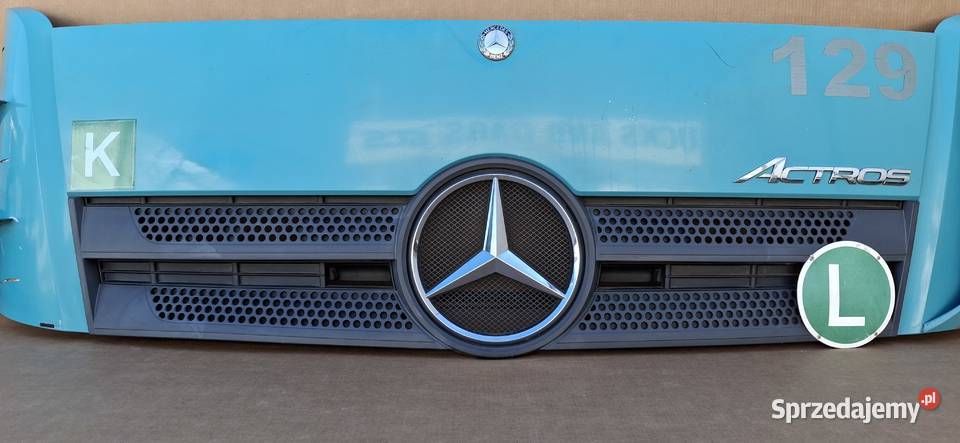 MERCEDES ACTROS MP4 MASKA GRILL ATRAPA KOMPLETNA Bieleń sprzedam