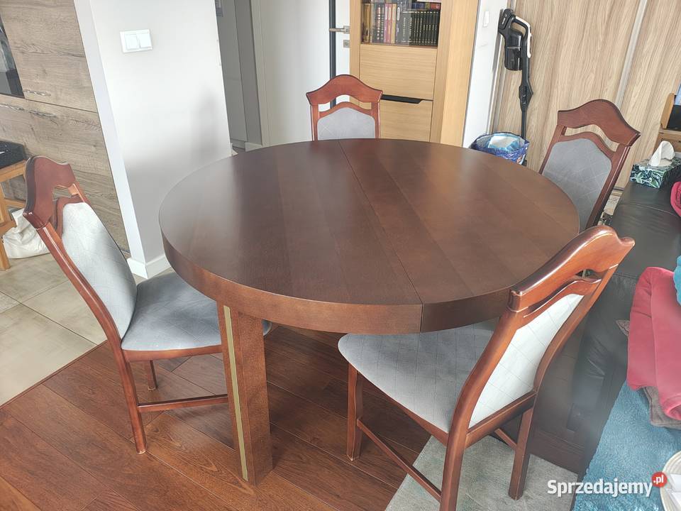 Stół okrągły rozkladany 76cm lubelskie Lublin
