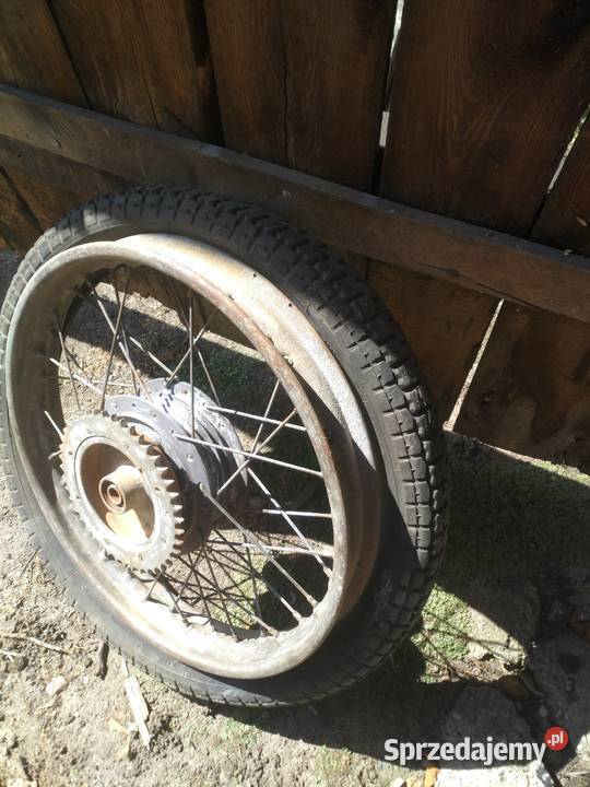 Koło tylne WSK 125 opona boczek