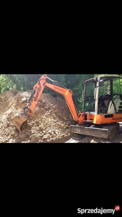 Minikoparka schaeff hr 14 Gąsiennice Lubartów