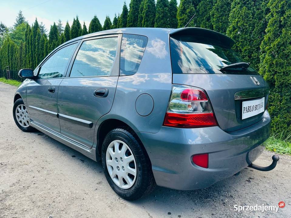 Civic VII 14 16v vtec 211 5d hak z DE Rej elektryczne lusterka Kraków