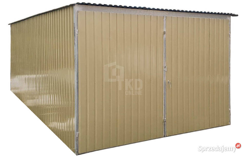 Garaż blaszany 3x5m II Gatunek Garaż 15m2 łódzkie Pabianice