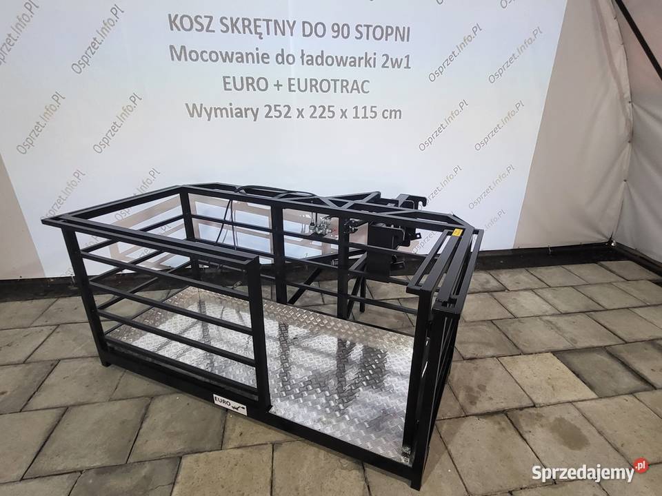 Kosz roboczy skrętny 90 stopni mocowanie 2w1 opolskie Opole