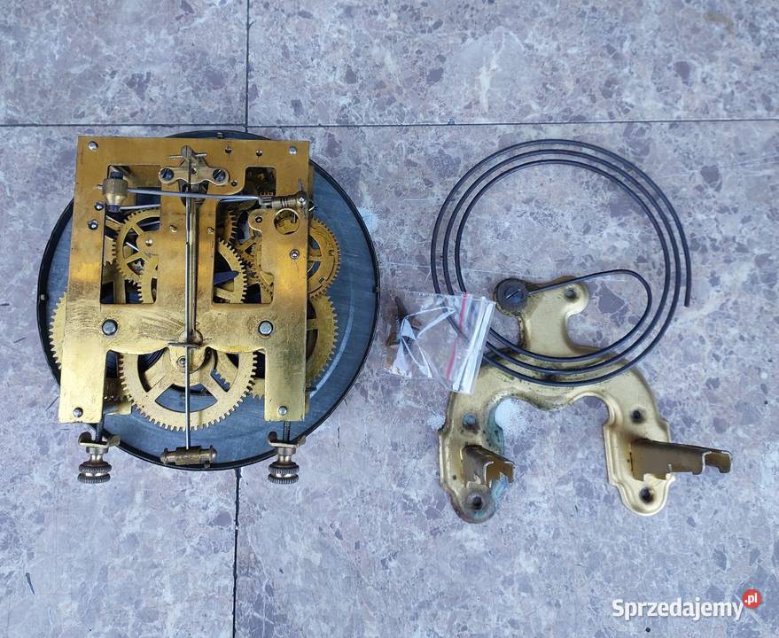 167 Zestaw mechanizm starego zegara ściennego Tczew sprzedam