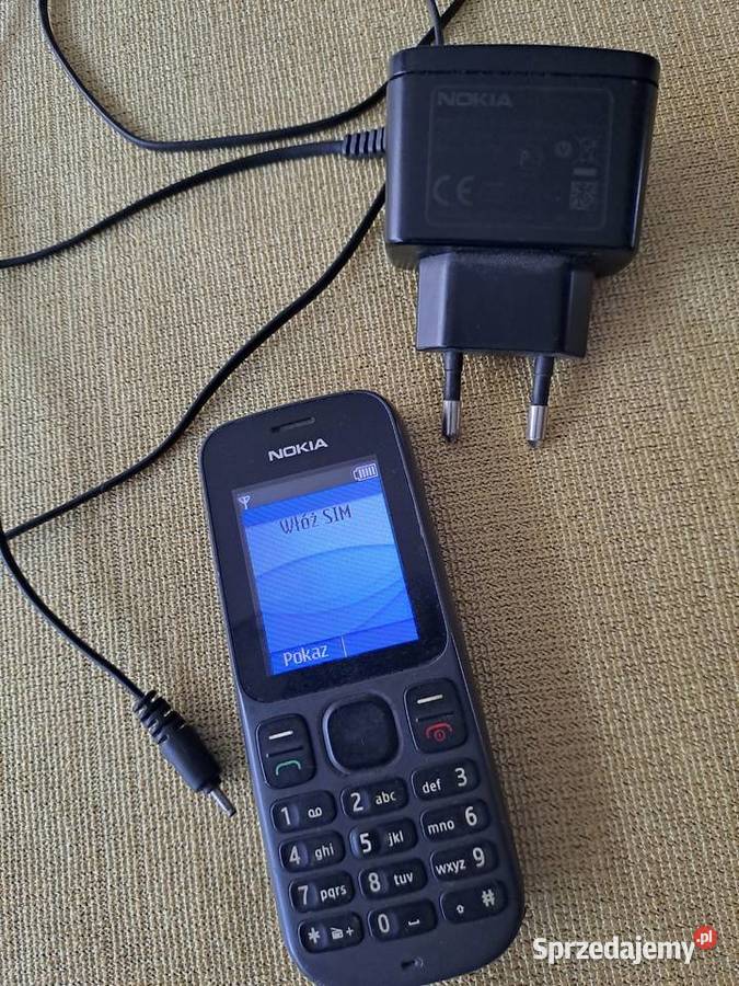 Nokia 100 RH 130 z simlock oryginalna ładowarka podkarpackie Przemyśl